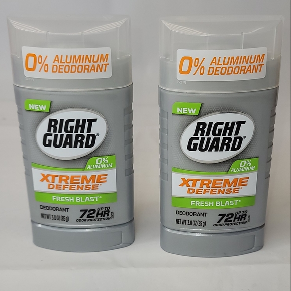 2 Right Guard Xtreme Defense Fresh Blast Antipersp - Picture 1 of 2